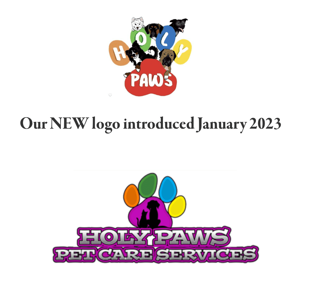 Holy Paws Logo Upgrade